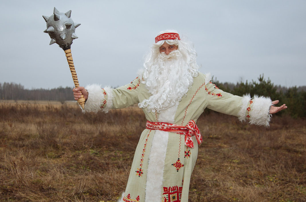 Белорусский Дед Мороз знает, как отрастить бороду